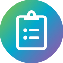 A notepad icon