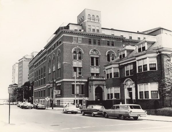 Massachusetts Eye and Ear main campus in the early 1960s