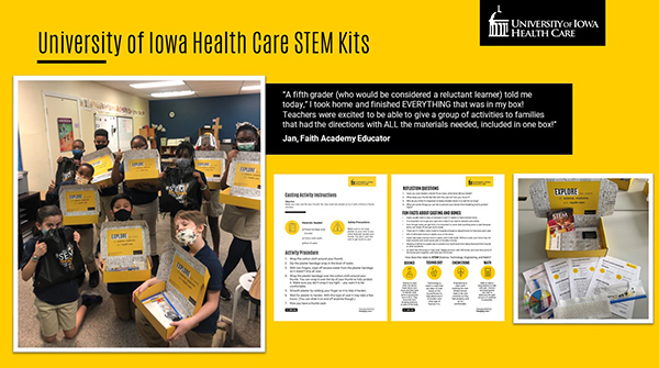 University of Iowa Health Care STEM Kits