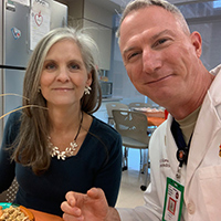 Stewart McCarver, MD, emergency medicine physician at Penn State Health Milton S. Hershey Medical Center in Hershey, Pennsylvania, and his wife enjoyed Thanksgiving dinner together in the emergency department several years ago.