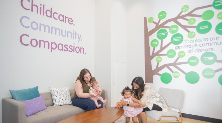 Annie’s Place at Parkland Health in Dallas, Texas, offers no-cost childcare for parents to attend medical appointments.